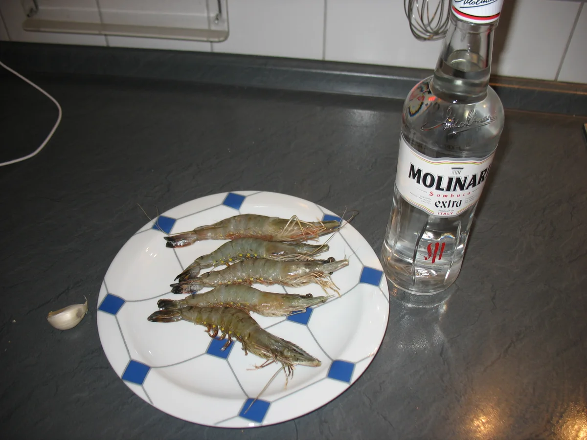 Flammbierte Scampis - Rezept - Bild Nr. 3