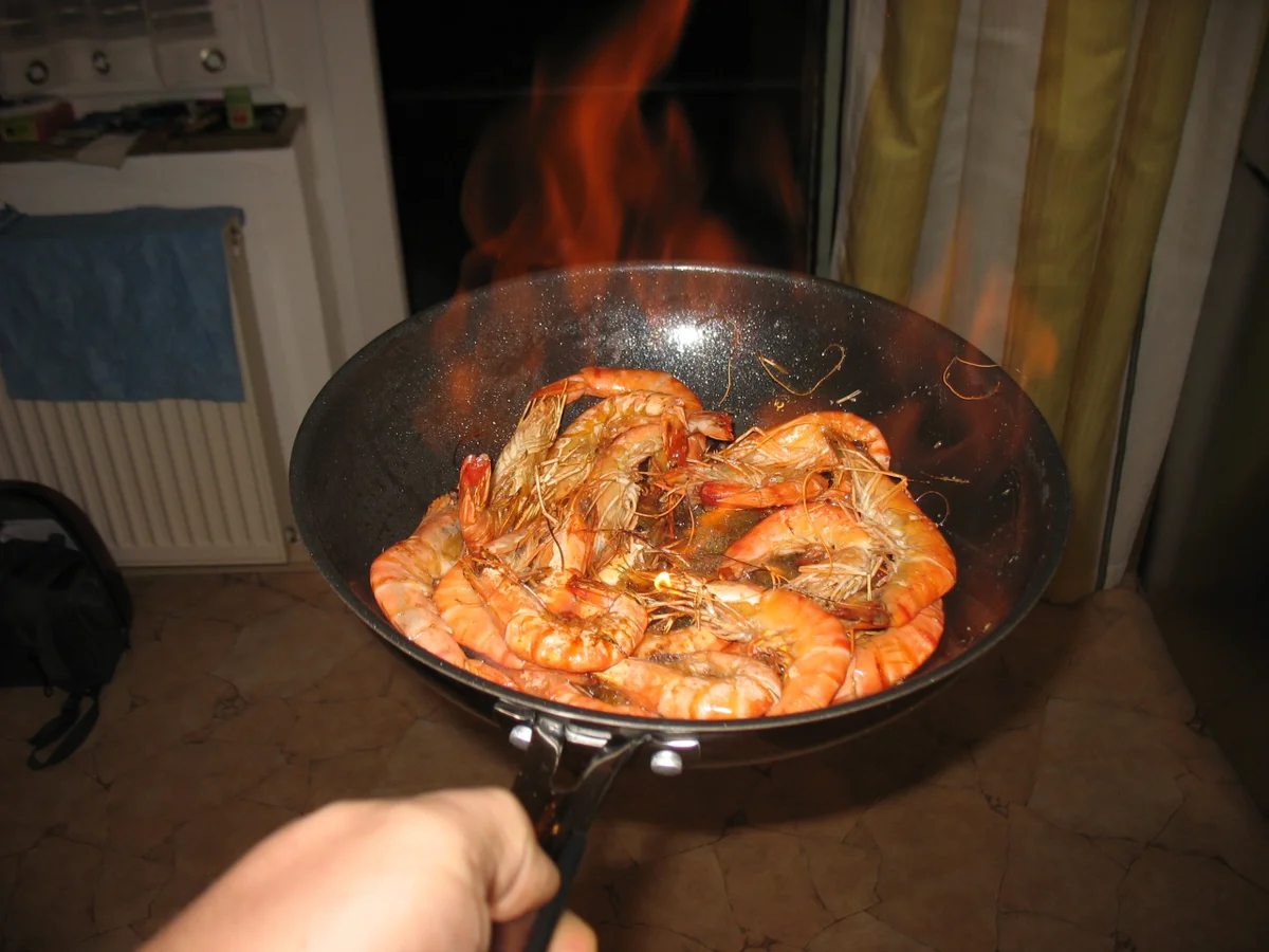 Flammbierte Scampis - Rezept - Bild Nr. 4