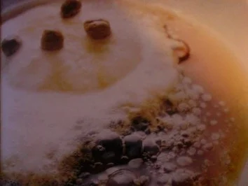 Vanille-Vulkan über Cola-See - Rezept