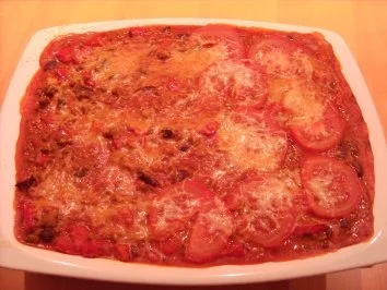 Pikanter Auflauf mit Kartoffelpüree und Gehacktes - Rezept - Bild Nr. 4