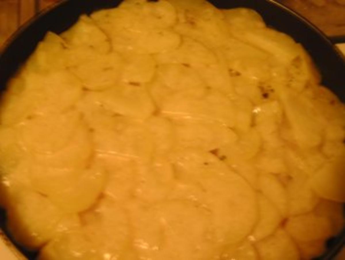 Kartoffel-Möhren-Gratin aus der Pfanne - Rezept
