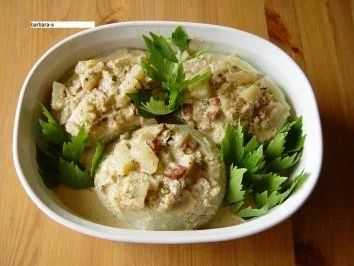 Gemüse: Gefüllte Kohlrabi - Rezept