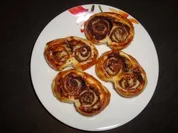 Schoko-Nuss-Schnecken - Rezept