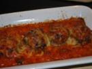 Gratinierte Frikadellen in Tomatensauce - Rezept