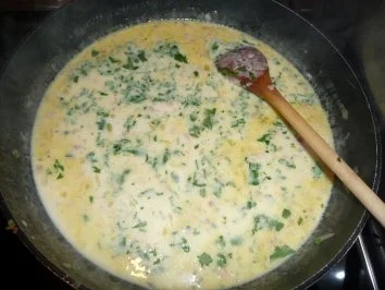 Rezept: Rosenkohl mit Kartoffeln und Schinkensosse Bild Nr. 3 Rosenkohl mit Kartoffeln und Schinkensosse - Rezept - Bild Nr. 3