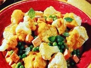 Blumenkohl - Curry mit Erbsen - Rezept