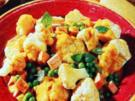 Blumenkohl - Curry mit Erbsen - Rezept