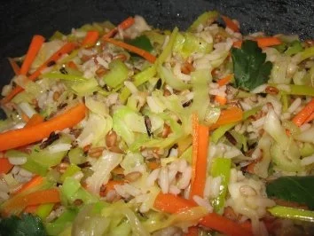 Rezept: 7-Korn-Gemüse-Pfanne 7-Korn-Gemüse-Pfanne - Rezept