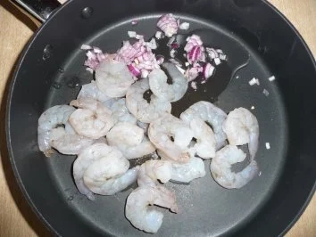 Scampi - Glasnudelpfanne - Rezept - Bild Nr. 3