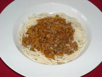 Pasta - Bolognese vegan - Rezept