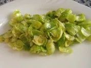 Gedünstete Rosenkohlblätter - Rezept