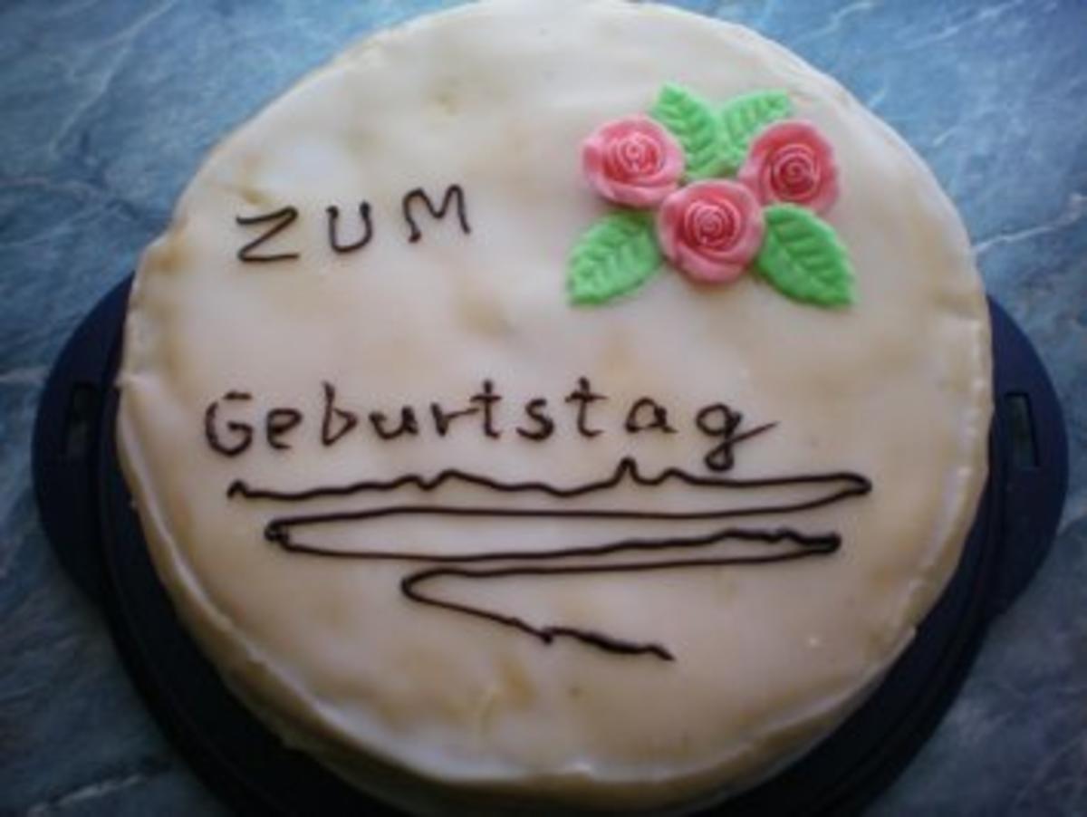 Geburtstagstorte (Marzipantorte) Rezept kochbar.de