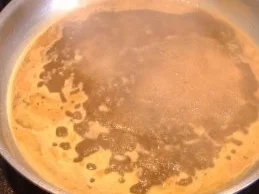 Hähnchenbrust mit Orangensauce und Rosenkohlblätter - Rezept - Bild Nr. 5