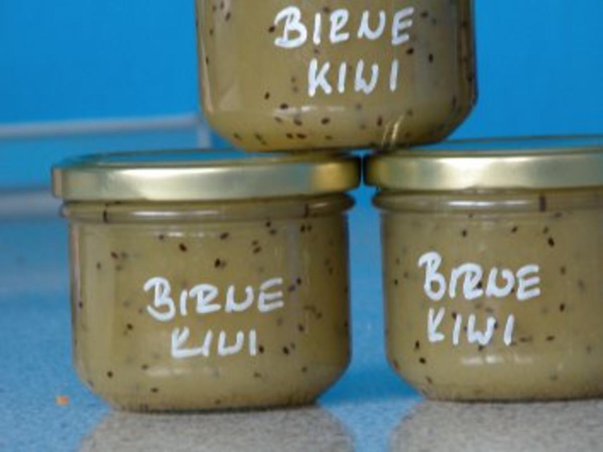 Konfitüre Birne Kiwi - schnell & einfach - von Pastapabst Konfitüre Birne Kiwi - schnell & einfach - von Pastapabst