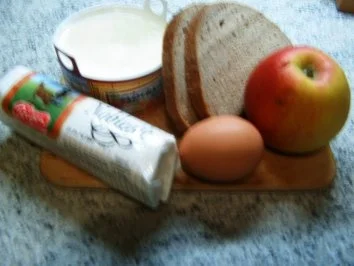 Brotscheiben im Frischkäsemantel gebacken - Rezept - Bild Nr. 2