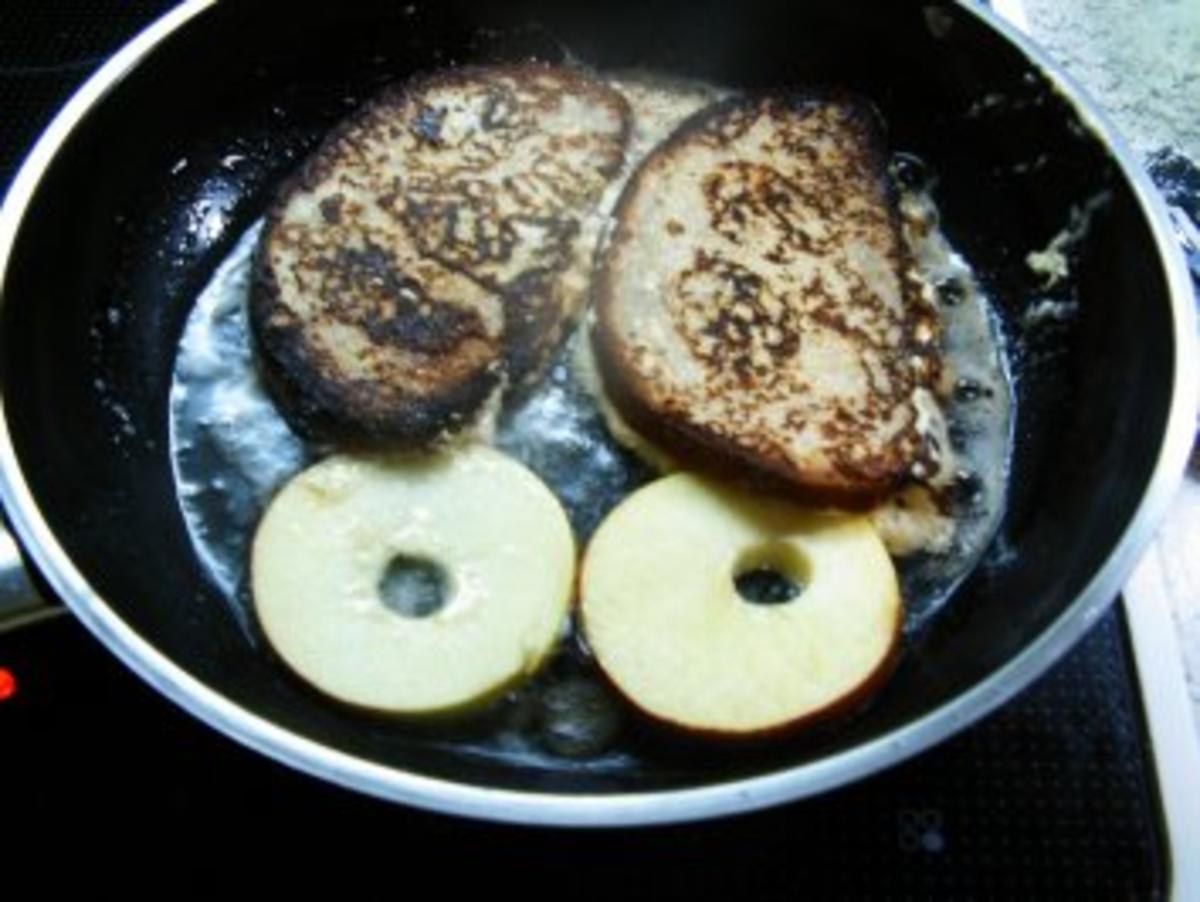 Brotscheiben im Frischkäsemantel gebacken - Rezept - Bild Nr. 5