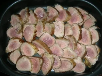 Filet-Topf mit Pfifferlingen und Champignons - Rezept - Bild Nr. 5