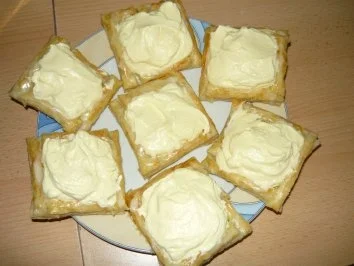 Rezept: Blätterteig mit Paradies Creme Blätterteig mit Paradies Creme - Rezept