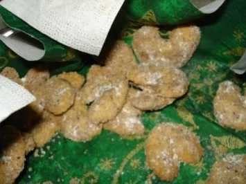 Rezept: Vanillekipferl - Vollkorn Vanillekipferl - Vollkorn - Rezept