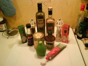 Rezept: Abendbrot: Salat mit Hardcoredressing Bild Nr. 2 Abendbrot: Salat mit Hardcoredressing - Rezept - Bild Nr. 2