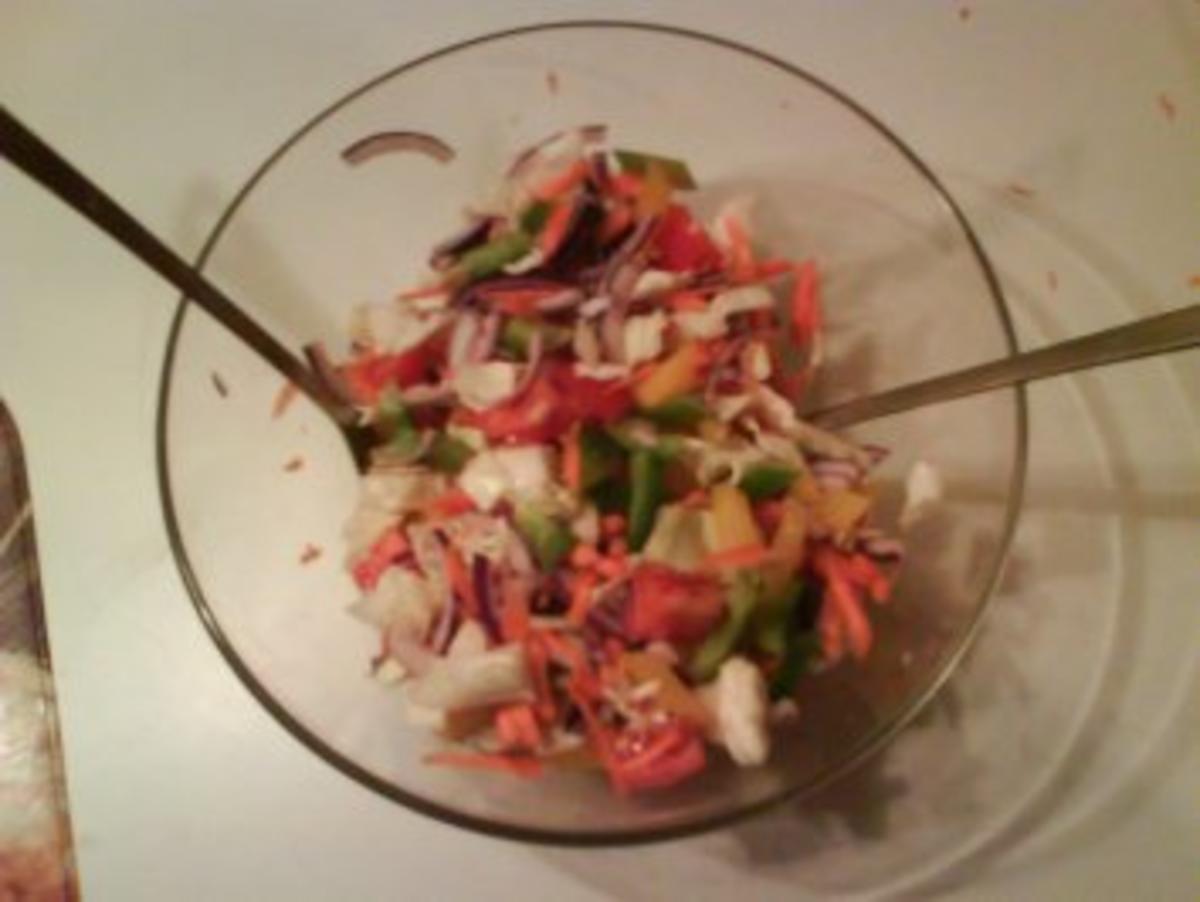 Abendbrot: Salat mit Hardcoredressing - Rezept - Bild Nr. 4