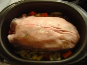 Rezept: Gänsebrust auf Möhren-Zwiebel-Apfel-Bett Bild Nr. 5 Gänsebrust auf Möhren-Zwiebel-Apfel-Bett - Rezept - Bild Nr. 5