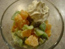 Clementinen-Kiwi-Salat mit Eierlikör - Rezept