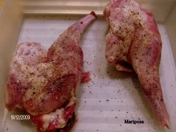 Hasenkeulen aus der Glühweinmarinade - Rezept - Bild Nr. 2