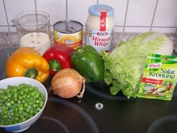 Schichtsalat "herzhaft" - Rezept - Bild Nr. 2