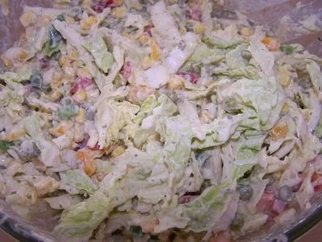 Schichtsalat "herzhaft" - Rezept - Bild Nr. 8