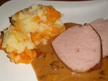 Zweifarbiges Kartoffelpüree - Rezept