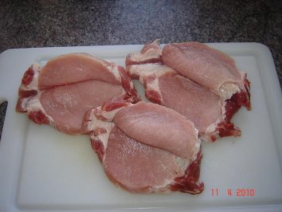 Fleisch : gefüllte Schnitzel mit Camenbert - Rezept - Bild Nr. 2