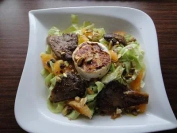 Ziegenkäse auf Salatbett - Rezept - Bild Nr. 2