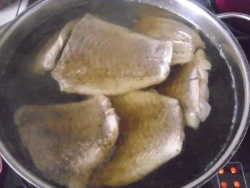 Rezept: Kochfisch - Senfsoße - Kartoffeln - mit brauner Butter Bild Nr. 4 Kochfisch - Senfsoße - Kartoffeln - mit brauner Butter - Rezept - Bild Nr. 4