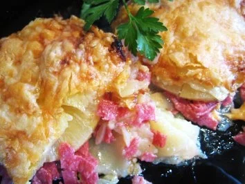 Kartoffel-Gratin "Hawaii" .... - Rezept