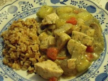 Gemüsetopf mit Gurken, Champignons, Putenfleisch und ganz viel Dill - Rezept - Bild Nr. 10