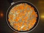 Hack-Karotten-Pfanne - Rezept