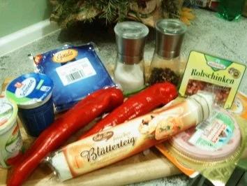 Rezept: Pikanter Blätterteig Bild Nr. 2 Pikanter Blätterteig - Rezept - Bild Nr. 2