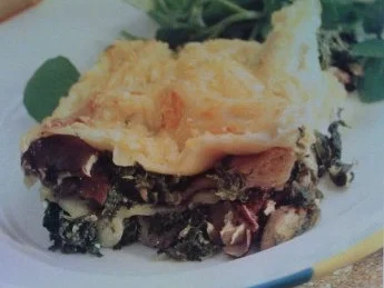 Spinat Pilze Lasagne auf italienische Art - Rezept