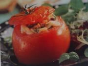 Tomaten mit raffinierter Nudelfüllung - Rezept