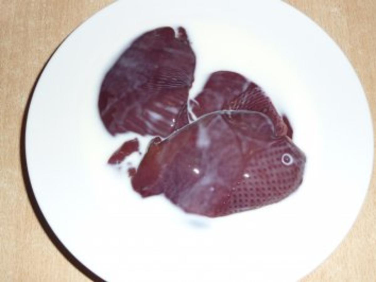 Geflügelleber auf Blattspinat mit Mozzarella überbacken - Rezept - Bild Nr. 9