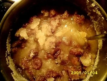 Rezept: Wenn die Tiefkühltruhe zickt Part 1.0:Gelbe Amarenakirschen & Mandelsirup Bild Nr. 4 Wenn die Tiefkühltruhe zickt Part 1.0:Gelbe Amarenakirschen & Mandelsirup - Rezept - Bild Nr. 4