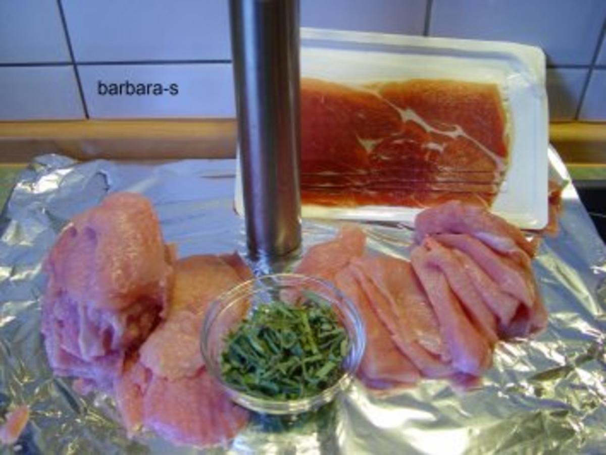 Bilder für Fleisch - Gerichte: Saltimbocca von der Pute - Rezept