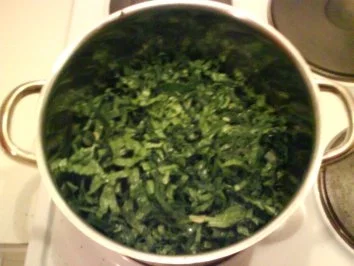 Rezept: Sylvestermenue Gang 1: Spinat-Pastinaken-Suppe Bild Nr. 5 Sylvestermenue Gang 1: Spinat-Pastinaken-Suppe - Rezept - Bild Nr. 5