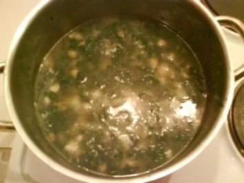 Rezept: Sylvestermenue Gang 1: Spinat-Pastinaken-Suppe Bild Nr. 7 Sylvestermenue Gang 1: Spinat-Pastinaken-Suppe - Rezept - Bild Nr. 7