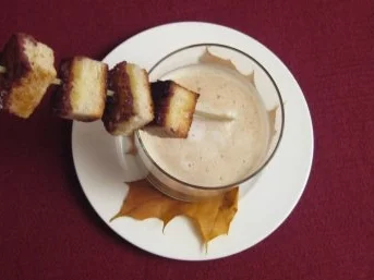 Selleriesüppchen mit Kaffeeschaum - Rezept