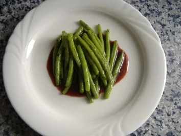 Rezept: Rinderfilet auf Buschbohnen Rinderfilet auf Buschbohnen - Rezept