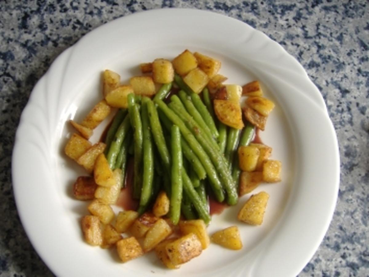 Bilder für Rinderfilet auf Buschbohnen - Rezept