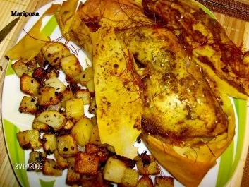 Hähnchenkeulen im Yufkateigpäckchen - Rezept - Bild Nr. 6