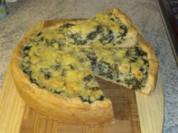 Grünkohl-Reis-Gouda-Quiche - Rezept